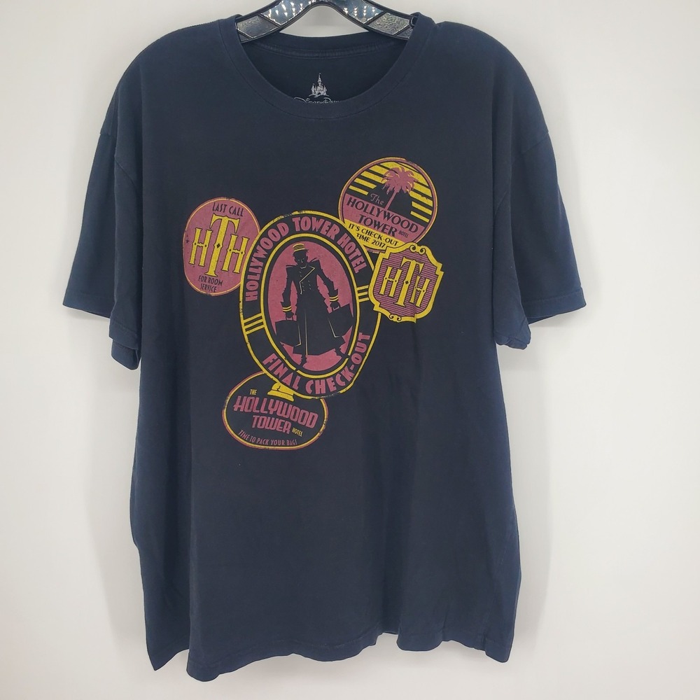 2017 Disneyland Parks Hollywood Tower Of Terror Annual Pass Shirt XL